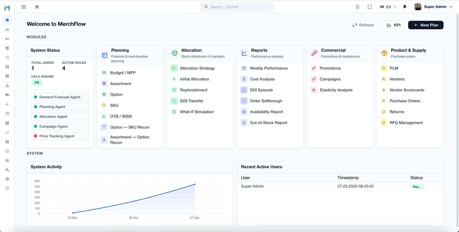MerchFlow — Agentic Enterprise Intelligence Platform